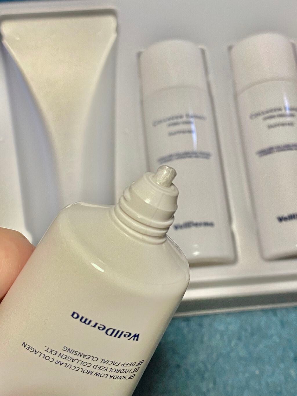 SAPPHIRE COLLAGEN /WellDerma/化粧水を使ったクチコミ(2枚目)