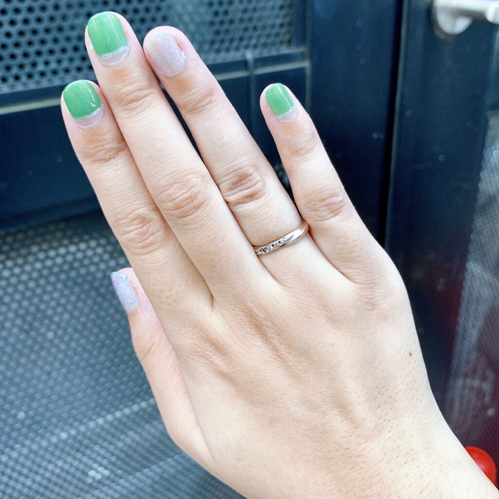 ネイル工房白パケカラージェル/ネイル工房/ジェルネイルを使ったクチコミ（3枚目）