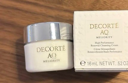 AQ ミリオリティ リペア クレンジングクリーム n/DECORTÉ/クレンジングクリームを使ったクチコミ(1枚目)