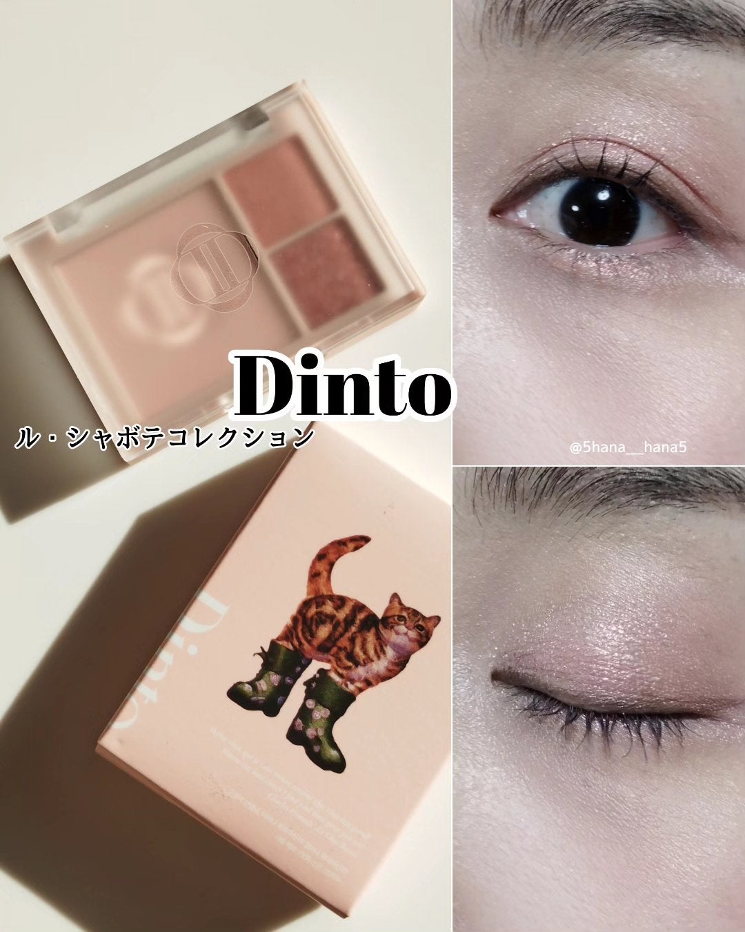 (ルシャブートコレクション)チーク&アイ マルチユーズ パレット/Dinto/パウダーチークを使ったクチコミ(1枚目)