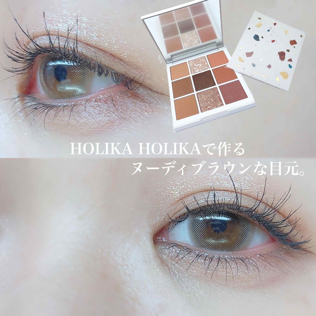 TERRAZZO Shadow palette 01/HOLIKA HOLIKA/アイシャドウパレットを使ったクチコミ（1枚目）