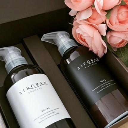 ナチュラルストレートシャンプー&トリートメント/AIRGRAN/市販シャンプーを使ったクチコミ(1枚目)