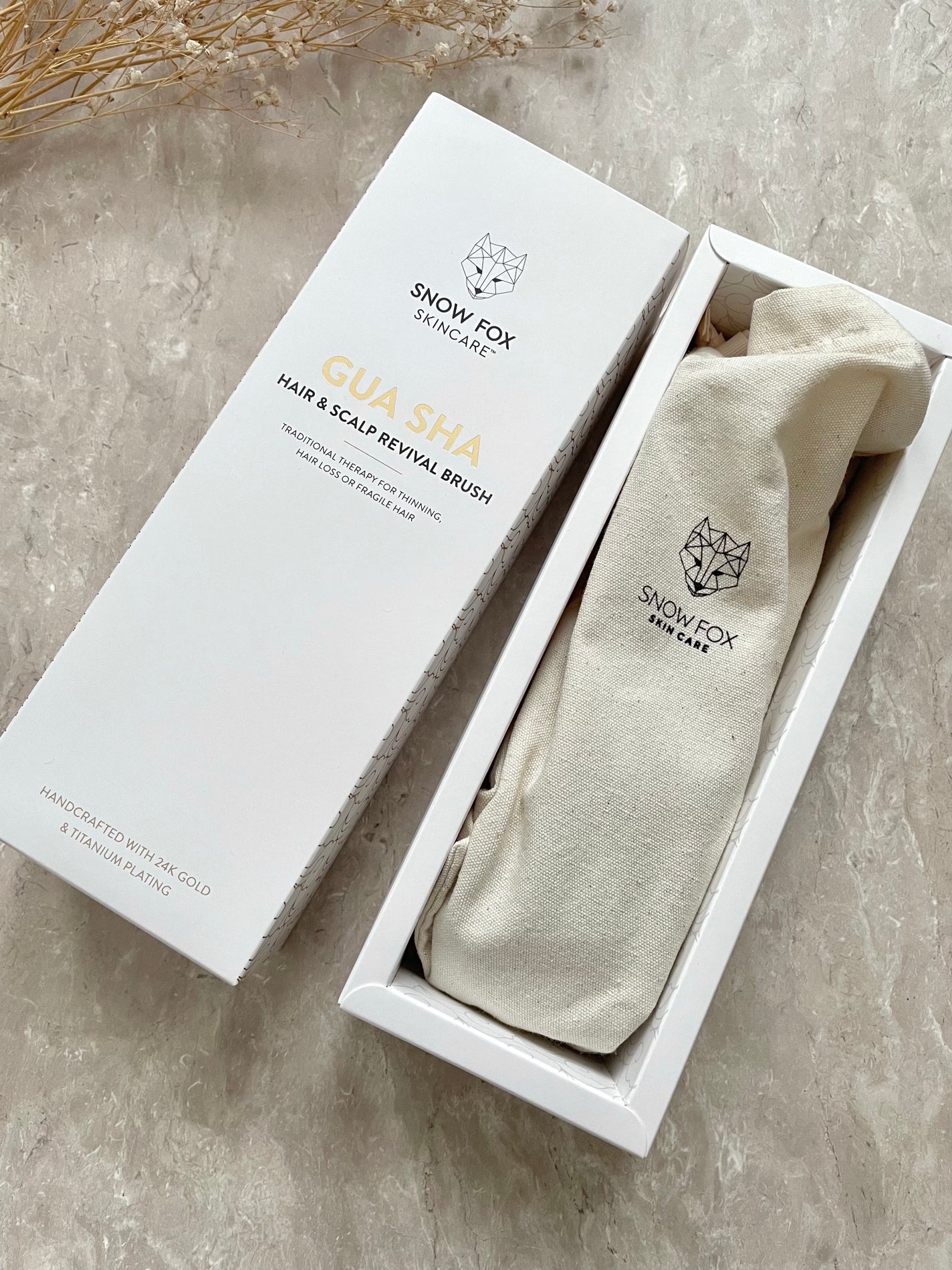 プレミアム FOXカッサ ヘアブラシ/SNOW FOX SKINCARE/ヘアブラシを使ったクチコミ(4枚目)