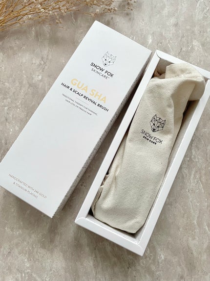 プレミアム FOXカッサ ヘアブラシ/SNOW FOX SKINCARE/ヘアブラシを使ったクチコミ(4枚目)