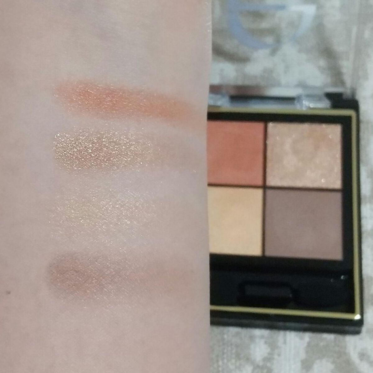 リアルクローズシャドウ/excel/アイシャドウパレットを使ったクチコミ（3枚目）