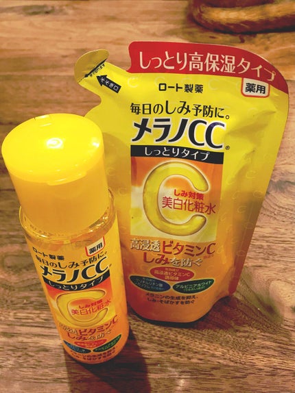 薬用しみ対策 美白化粧水 しっとりタイプ/メラノCC/化粧水を使ったクチコミ(2枚目)