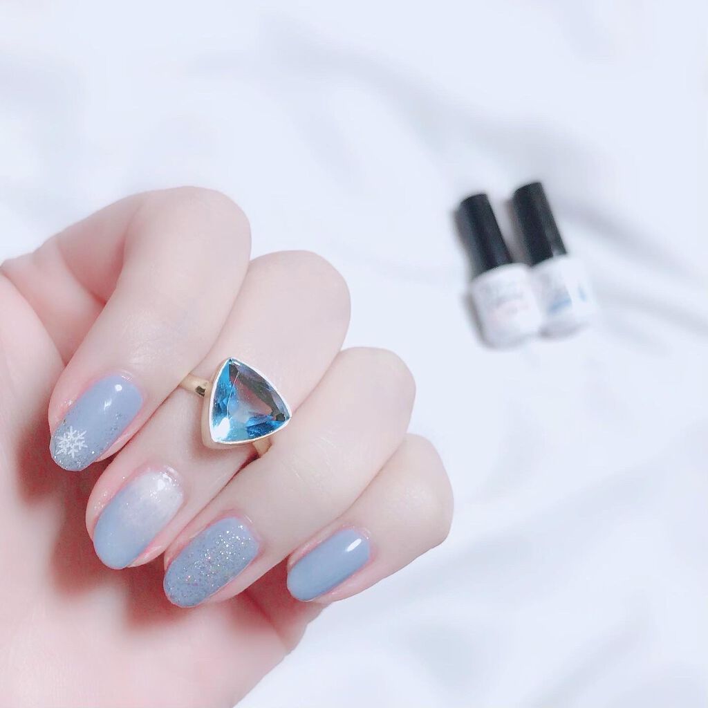 パル カラージェル シャイニーミルク/キャンドゥ/ジェルネイルを使ったクチコミ（1枚目）