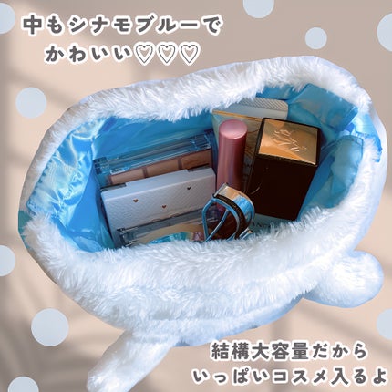 sapi@フォロバ100 on LIPS 「\国民的アイドル/シナモロールのふわふわポーチ♡———————..」(4枚目)