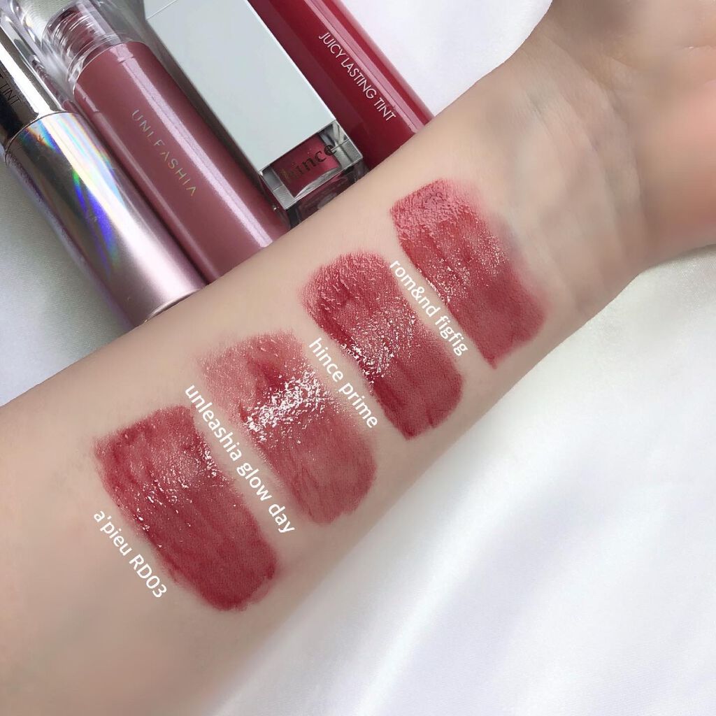 ムードインハンサーリキッドグロウ/hince/口紅を使ったクチコミ（1枚目）