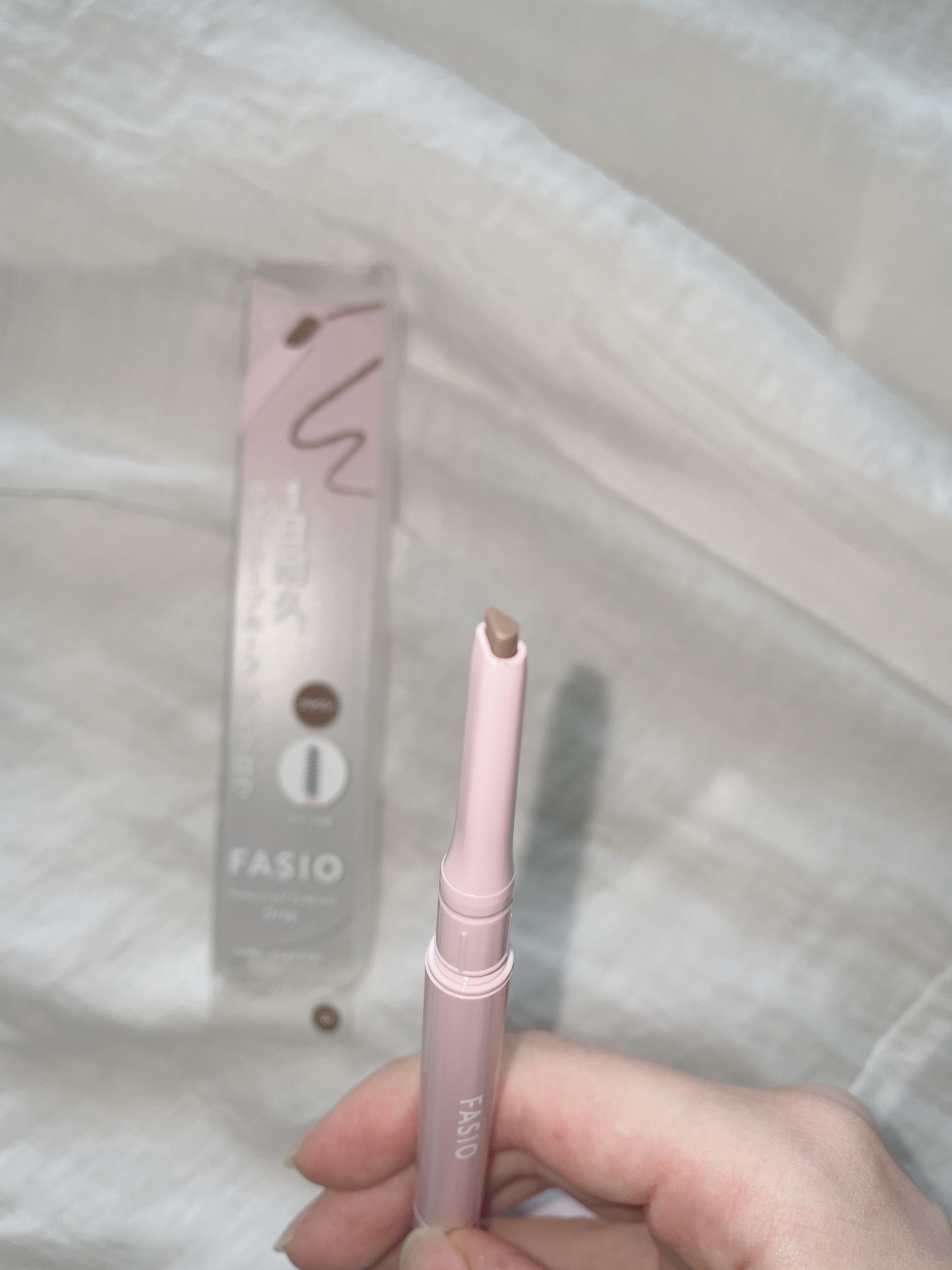 ウォータープルーフ アイブロウ （しずく型芯）/FASIO/アイブロウペンシルを使ったクチコミ（3枚目）