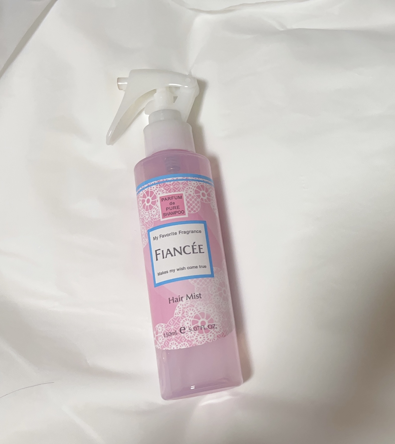 フレグランスヘアミスト ピュアシャンプーの香り/フィアンセ/ヘアミストを使ったクチコミ（1枚目）