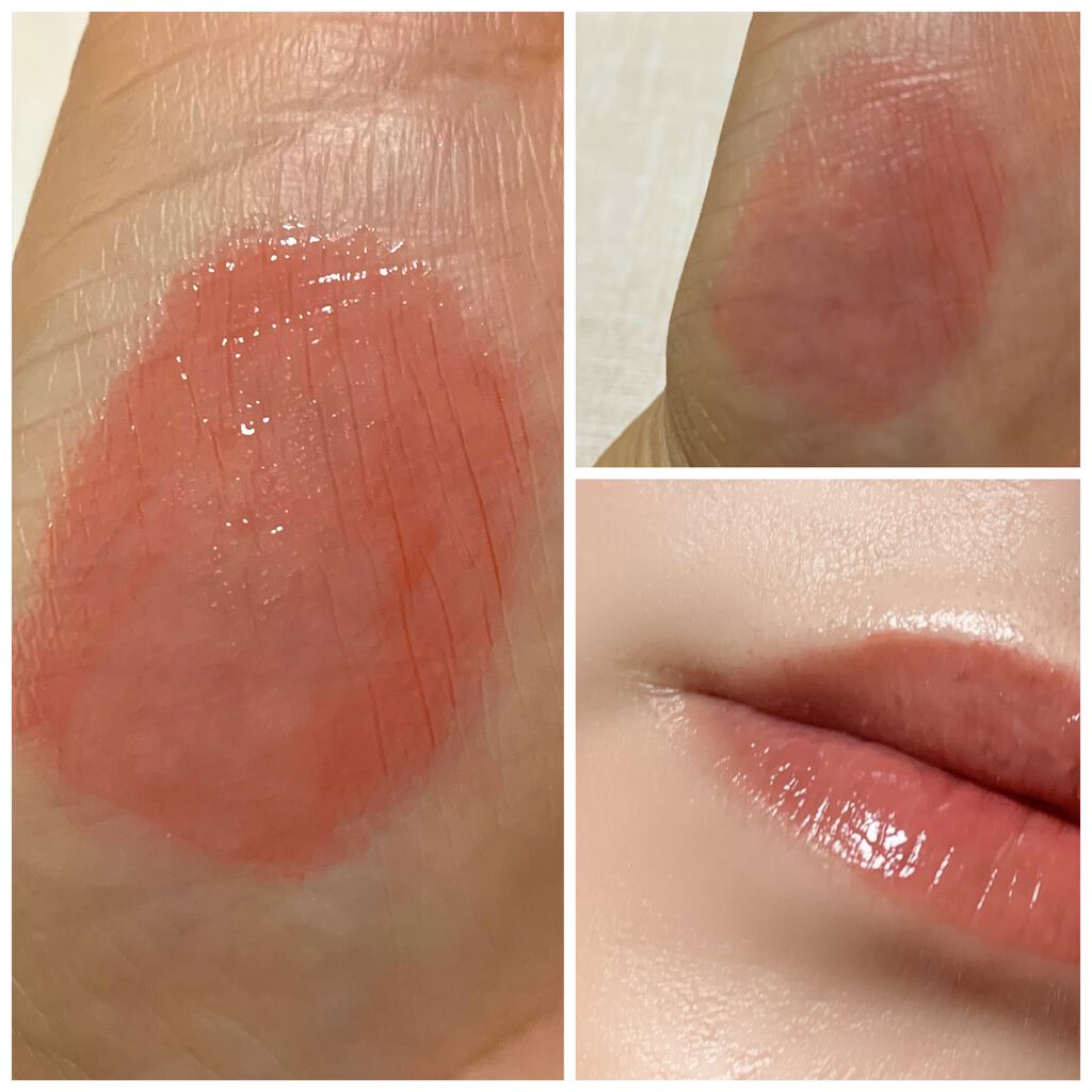 ジューシーラスティングティント/rom&nd/リップティントを使ったクチコミ(3枚目)