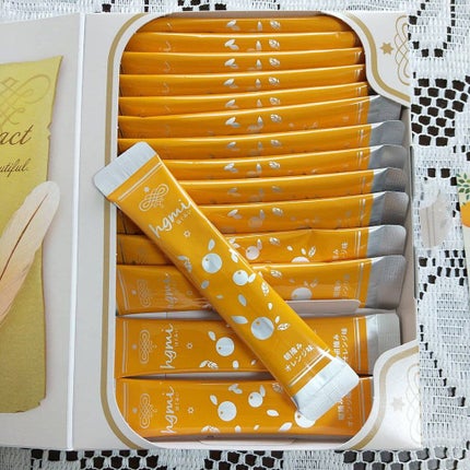 hgmi(はぐみぃ)朝摘みオレンジ味/さくらの森/美容ドリンクを使ったクチコミ(4枚目)