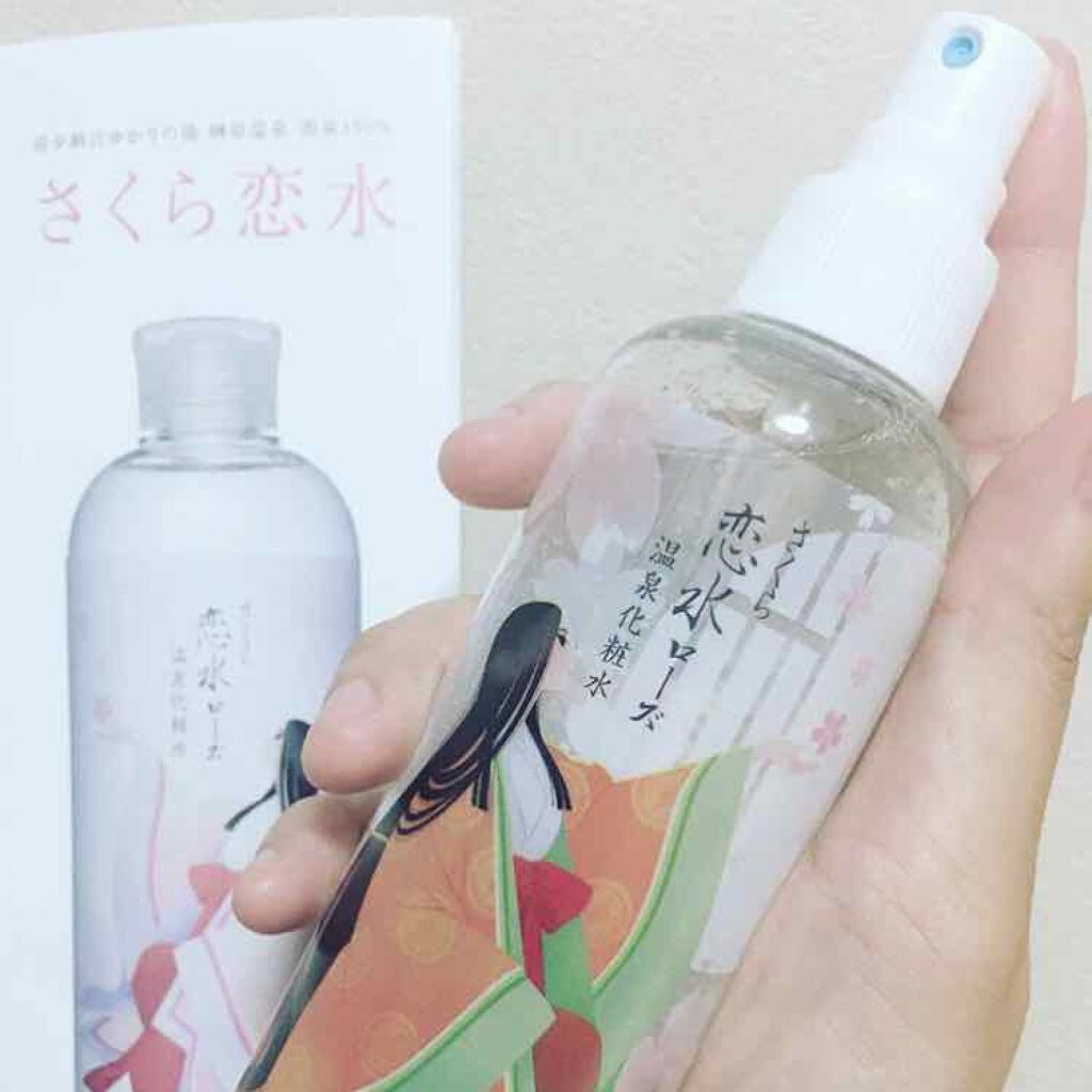 さくら恋水ローズしっとり/咲楽/ミスト状化粧水を使ったクチコミ(1枚目)