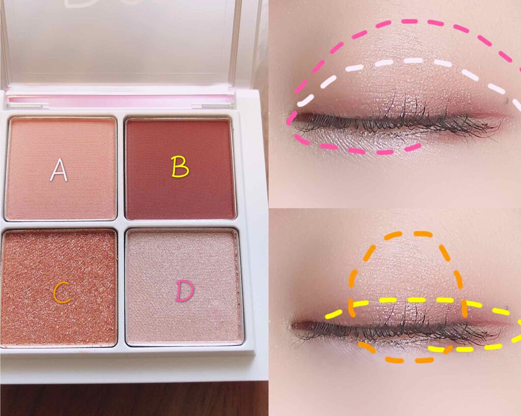 THE アイパレR/b idol/アイシャドウパレットを使ったクチコミ(2枚目)