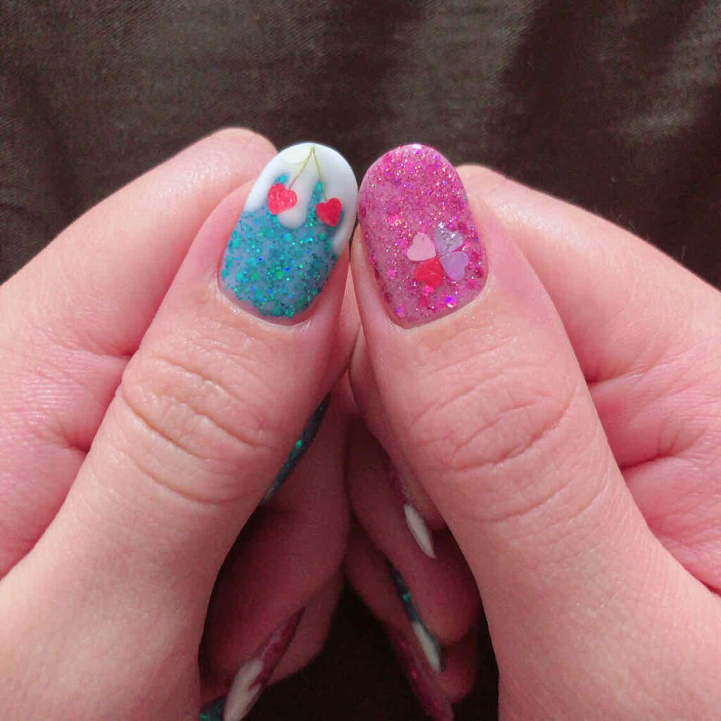 ジェルネイル（ライト対応）/セリア/ジェルネイルを使ったクチコミ（1枚目）