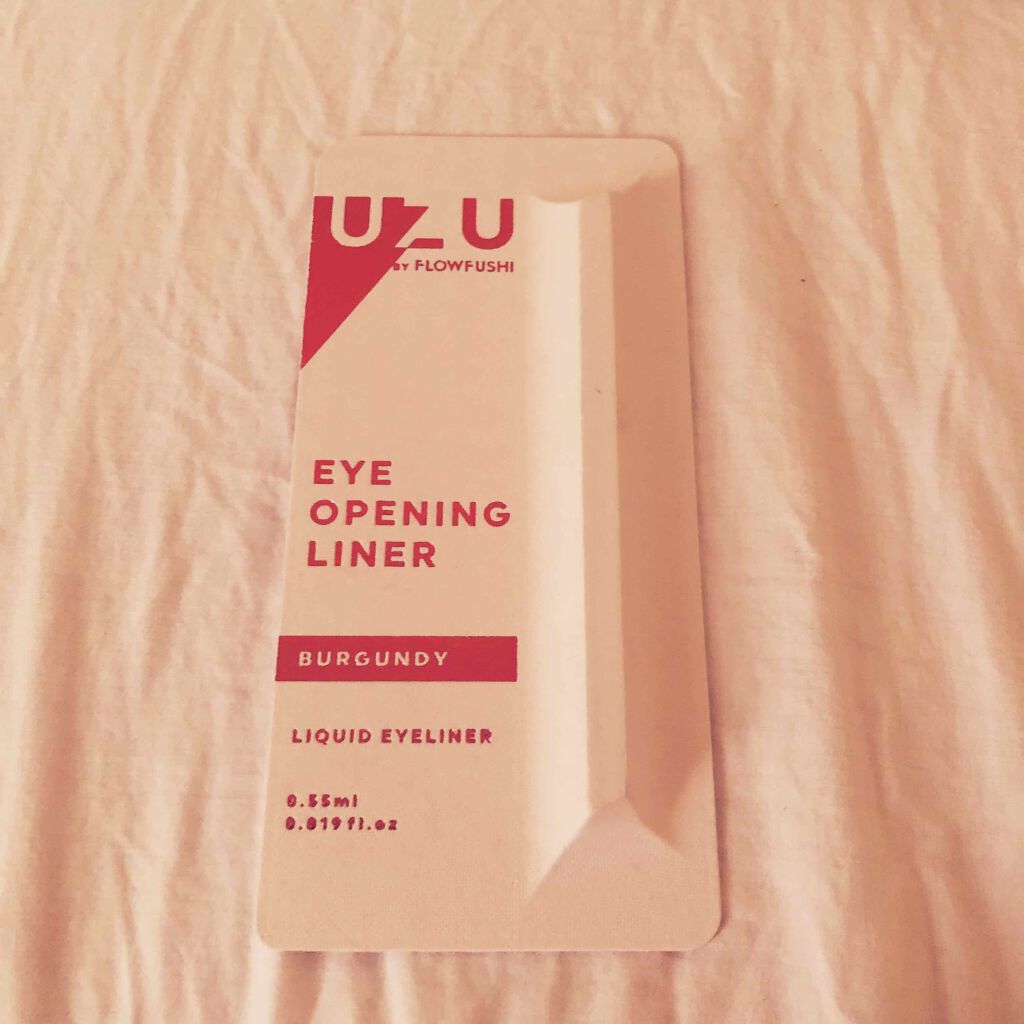EYE OPENING LINER/UZU BY FLOWFUSHI/リキッドアイライナーを使ったクチコミ(1枚目)