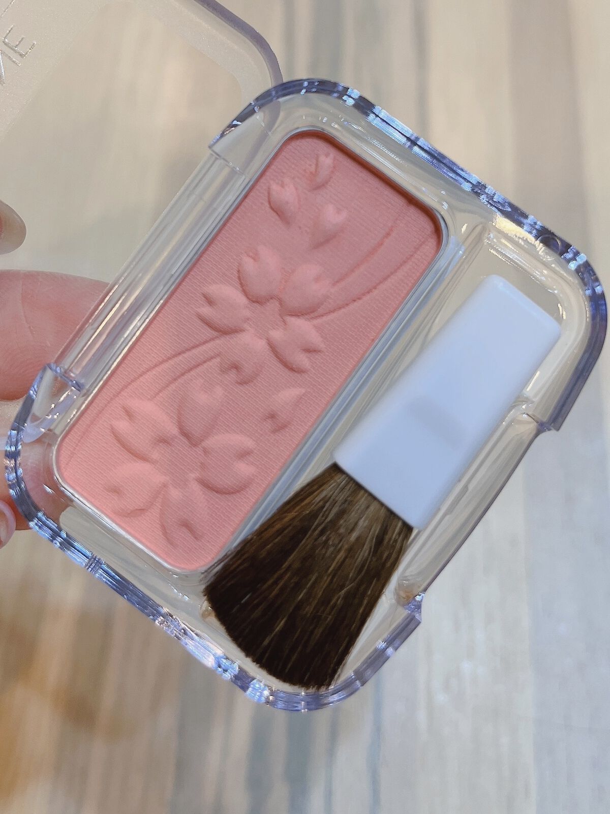 ナチュラル チークN 101 ホットピンク/CEZANNE/パウダーチークを使ったクチコミ（2枚目）