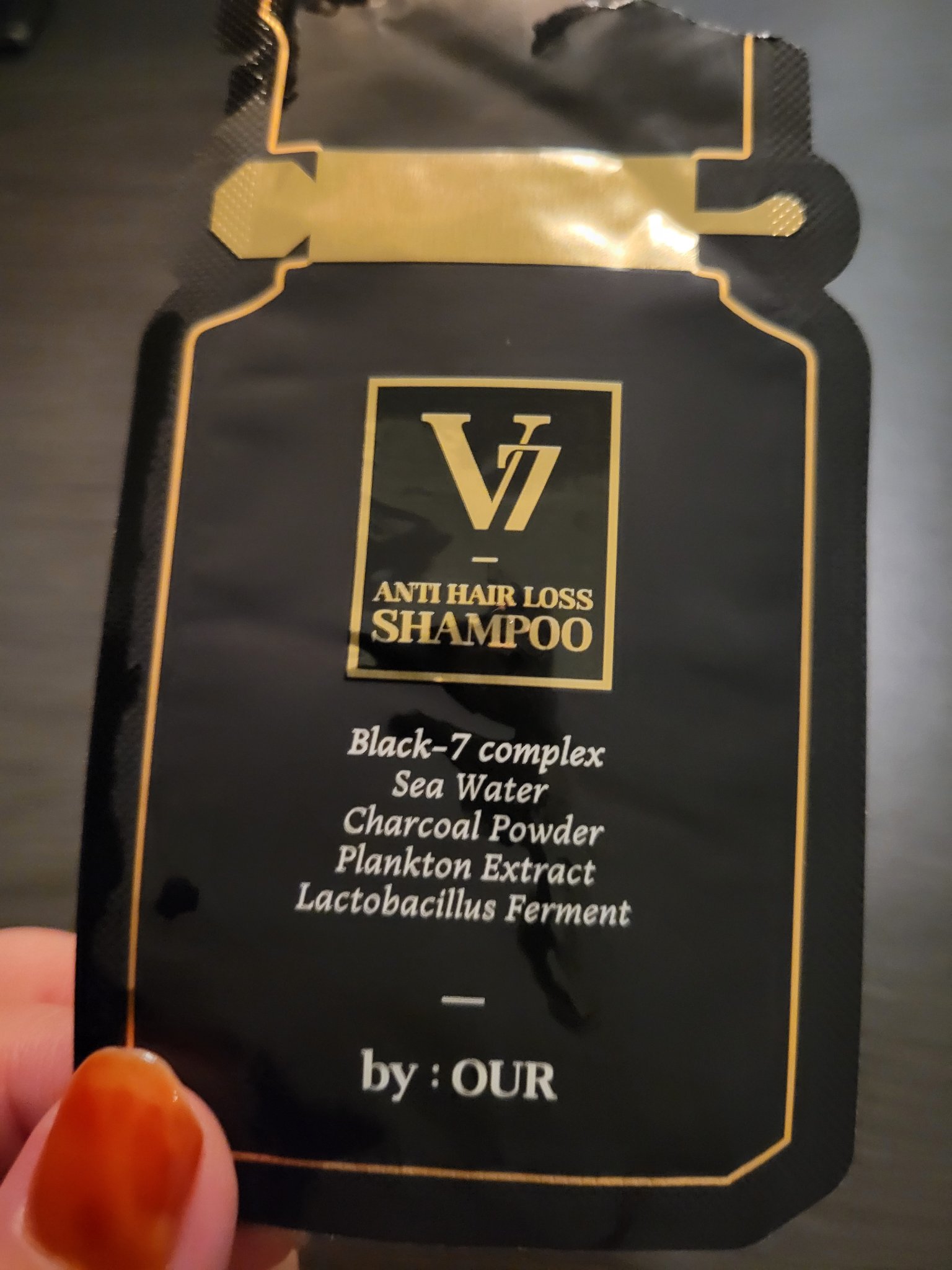 V7 アンチヘアロス シャンプー/by : OUR/サロンシャンプーを使ったクチコミ（1枚目）