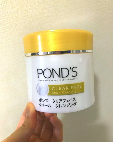 クリアフェイス クリームクレンジング/POND'S/クレンジングクリームを使ったクチコミ(1枚目)