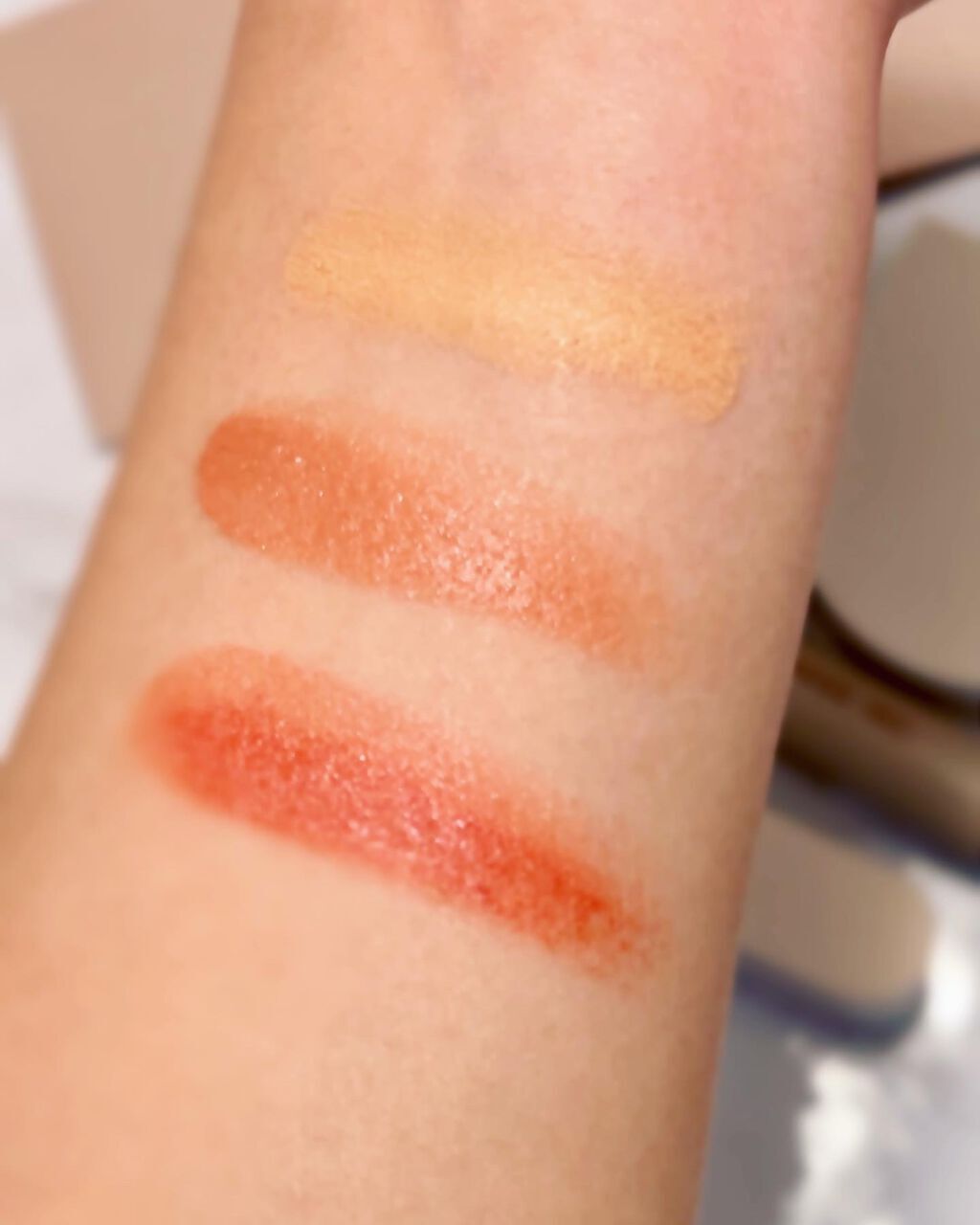 BLUSH DIVINE RADIANT CHEEK & LIP COLOR/ROSE INC/ジェル・クリームチークを使ったクチコミ(6枚目)