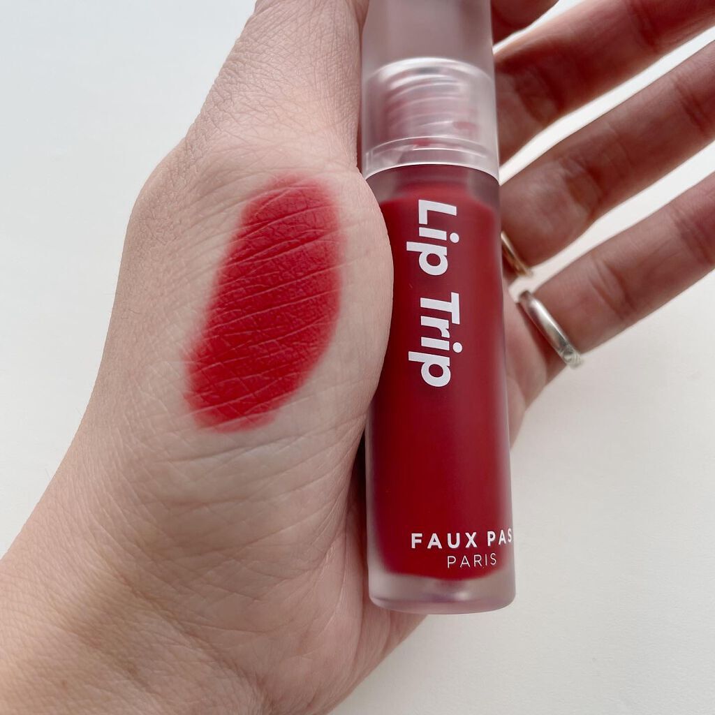 リップトリップベロアパリ/FAUX PAS PARIS/口紅を使ったクチコミ(3枚目)