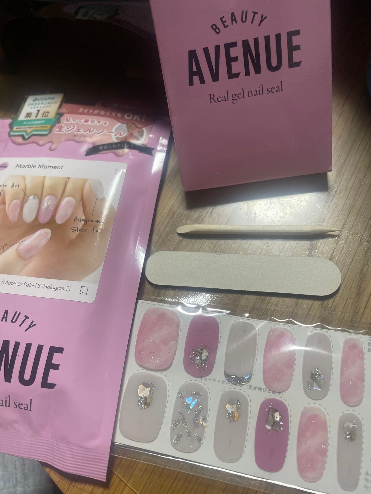 リアルジェルネイルシール/BEAUTY AVENUE/ネイルシールを使ったクチコミ(1枚目)