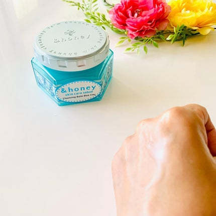 アンドハニー サボン クレンジングバーム ブルークレイ/&honey/クレンジングバームを使ったクチコミ(8枚目)