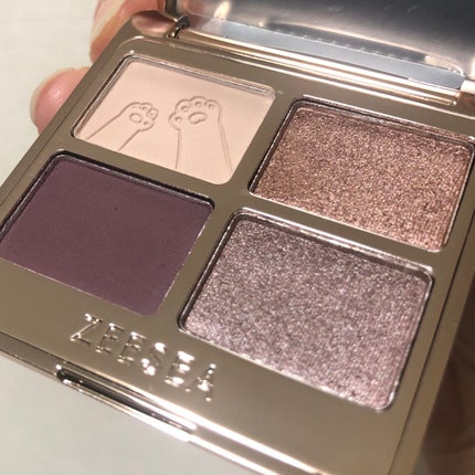 アニマルアイシャドウ(4シェード)/ZEESEA/アイシャドウパレットを使ったクチコミ(3枚目)