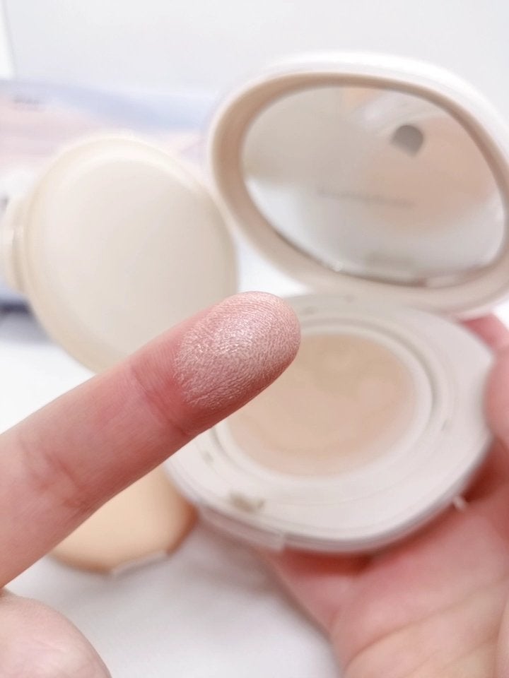 ブリージンググロークッション/Healus/クッションファンデーションを使ったクチコミ(6枚目)