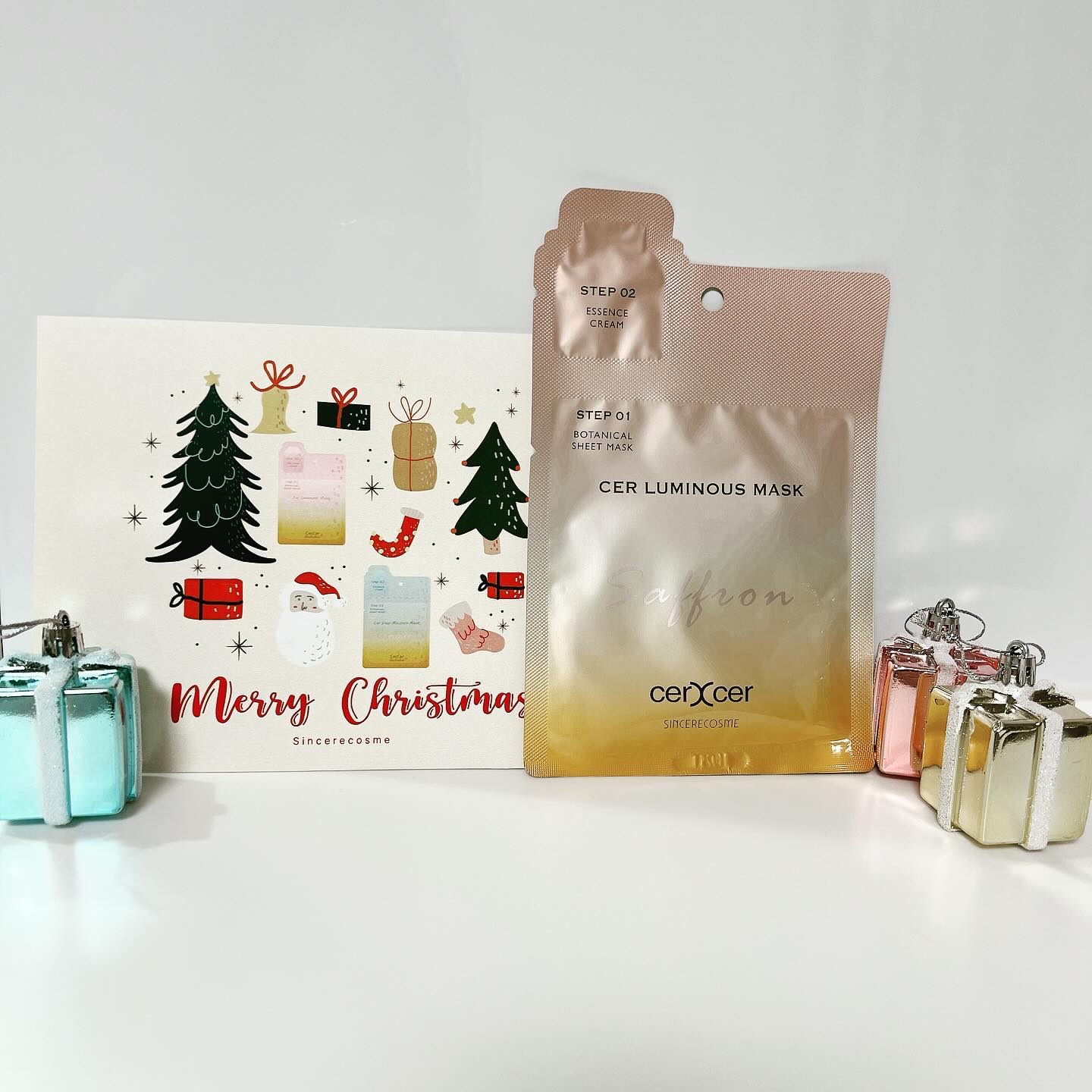 ルミナスマスク   (ケアクリーム付き) /cerXcer/シートマスク・パックを使ったクチコミ（2枚目）