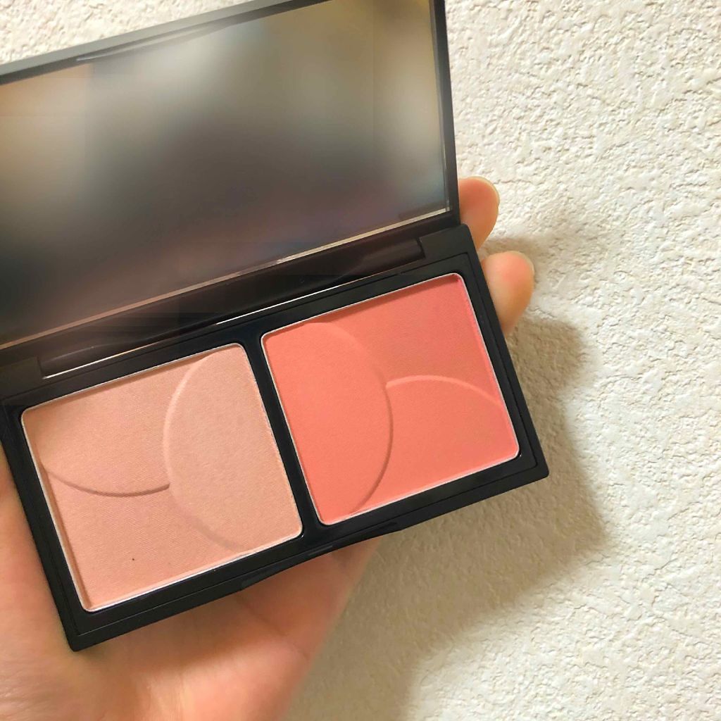 シャイニングパウダーチークデュオ/ETUDE/パウダーチークを使ったクチコミ（2枚目）