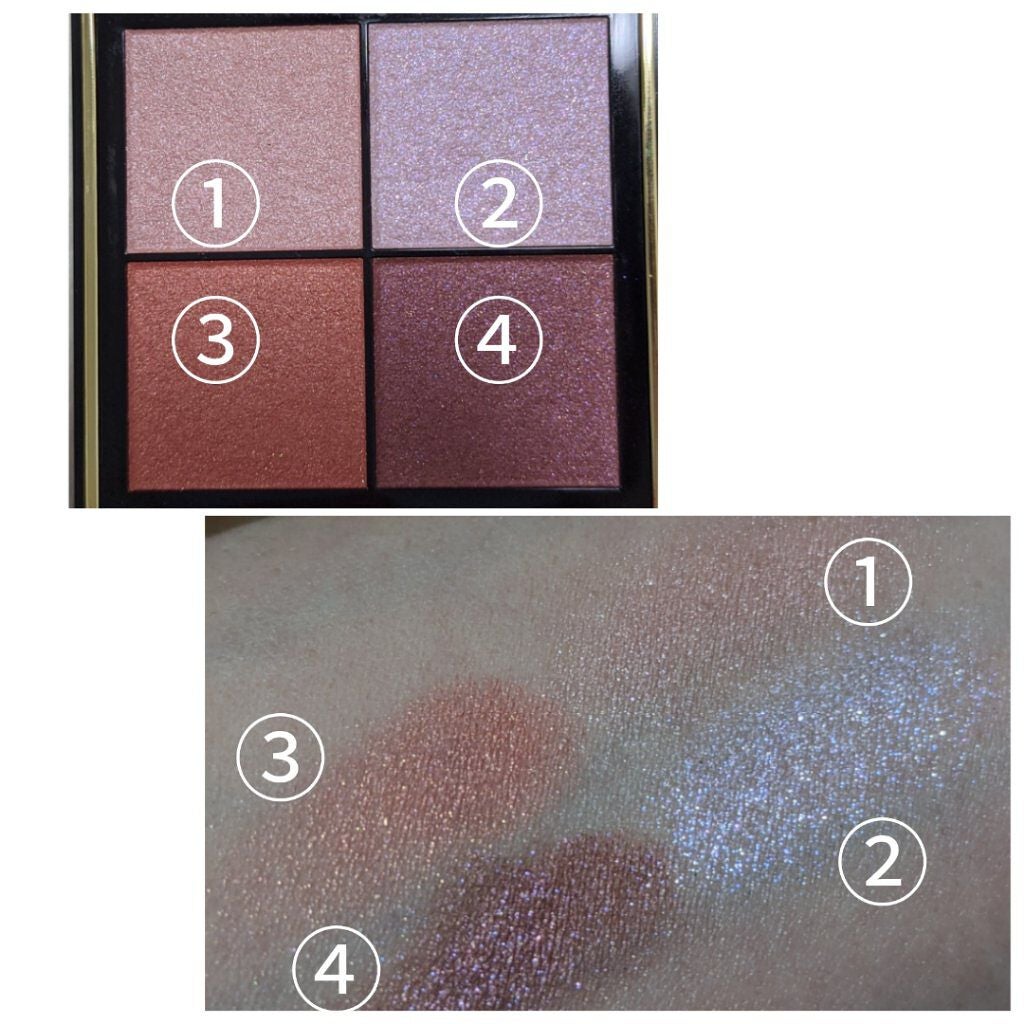 リアルクローズシャドウ/excel/アイシャドウパレットを使ったクチコミ(2枚目)