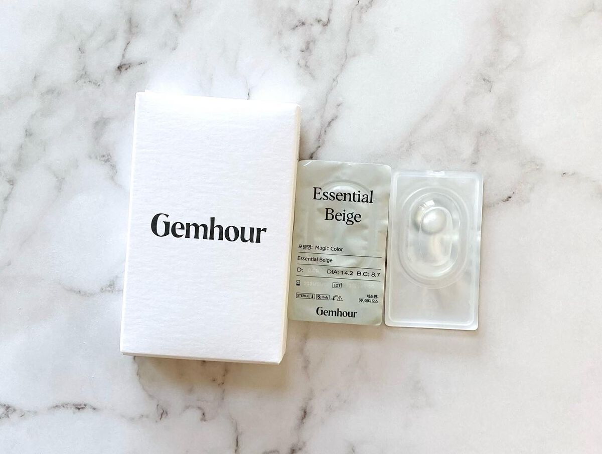 essential monthly/Gemhour lens/カラーコンタクトレンズを使ったクチコミ(2枚目)