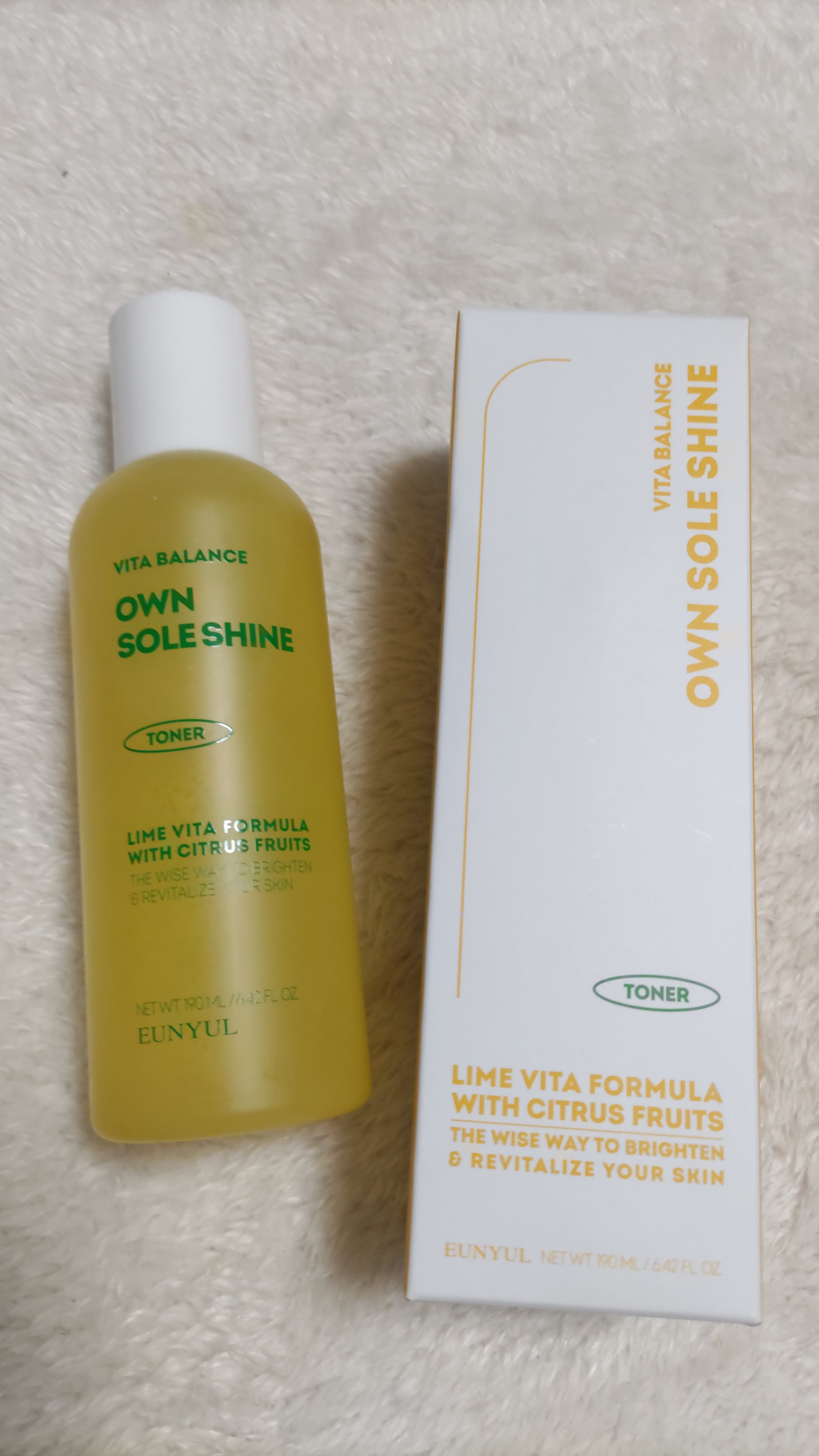 ビタバランスオウンソールシャイントナー/EUNYUL/化粧水を使ったクチコミ（1枚目）