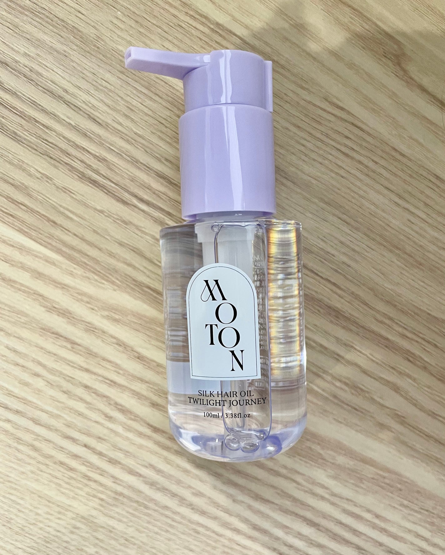 MOTON シルクヘアオイル トワイライトジャーニー/MOTON/ヘアオイルを使ったクチコミ(1枚目)