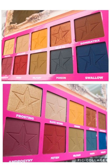 Androgyny Eyeshadow Palette/Jeffree Star Cosmetics/パウダーアイシャドウを使ったクチコミ（2枚目）