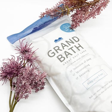 GRAND BATH GRAND BATH Fragrance Freeのクチコミ「【GRANDBATHさまからご提供いただきました】

GRANDBATHのバスソルトは、ミネラ.....」（1枚目）