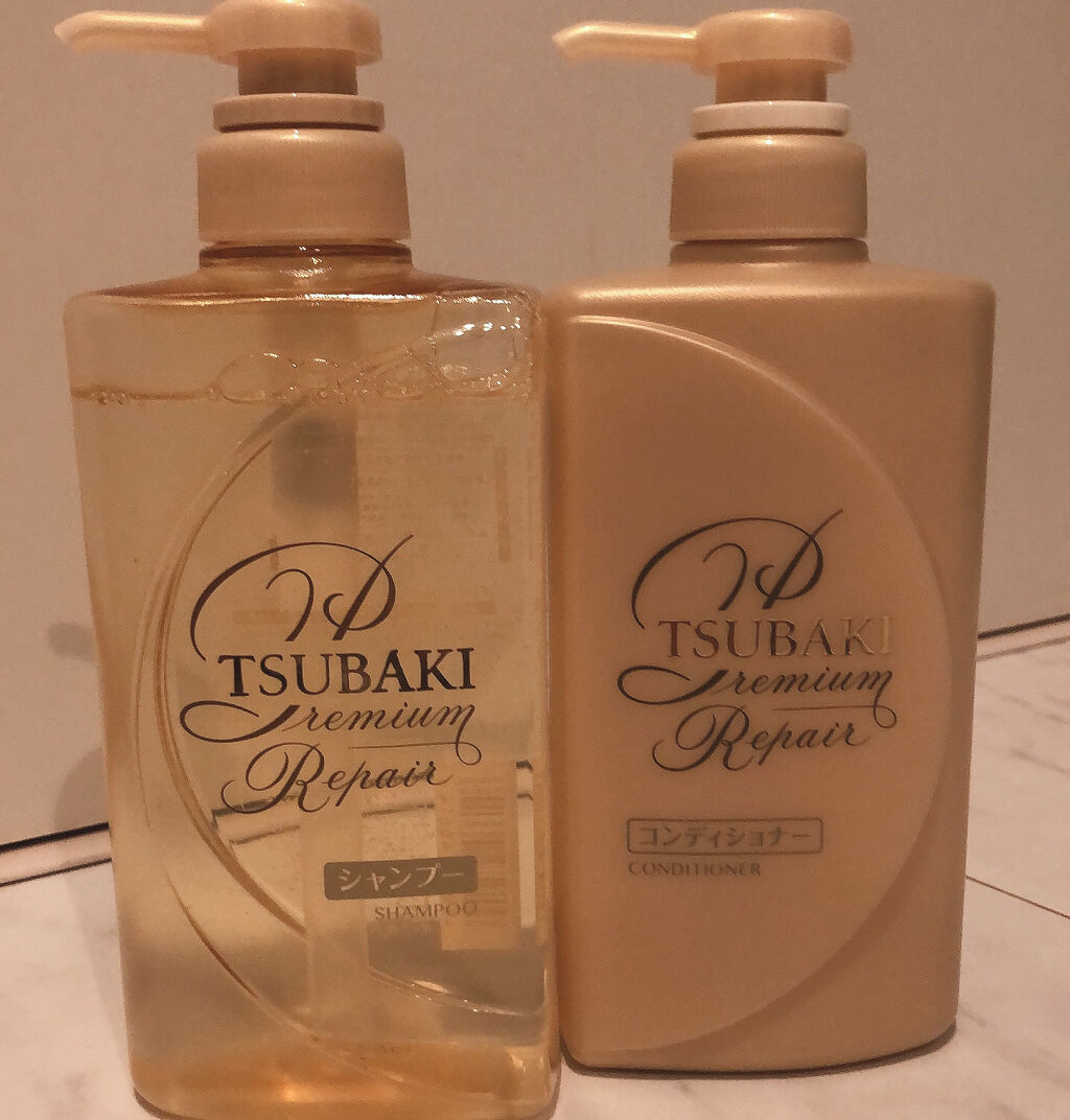 プレミアムリペア シャンプー／ヘアコンディショナー/TSUBAKI/市販シャンプーを使ったクチコミ（2枚目）