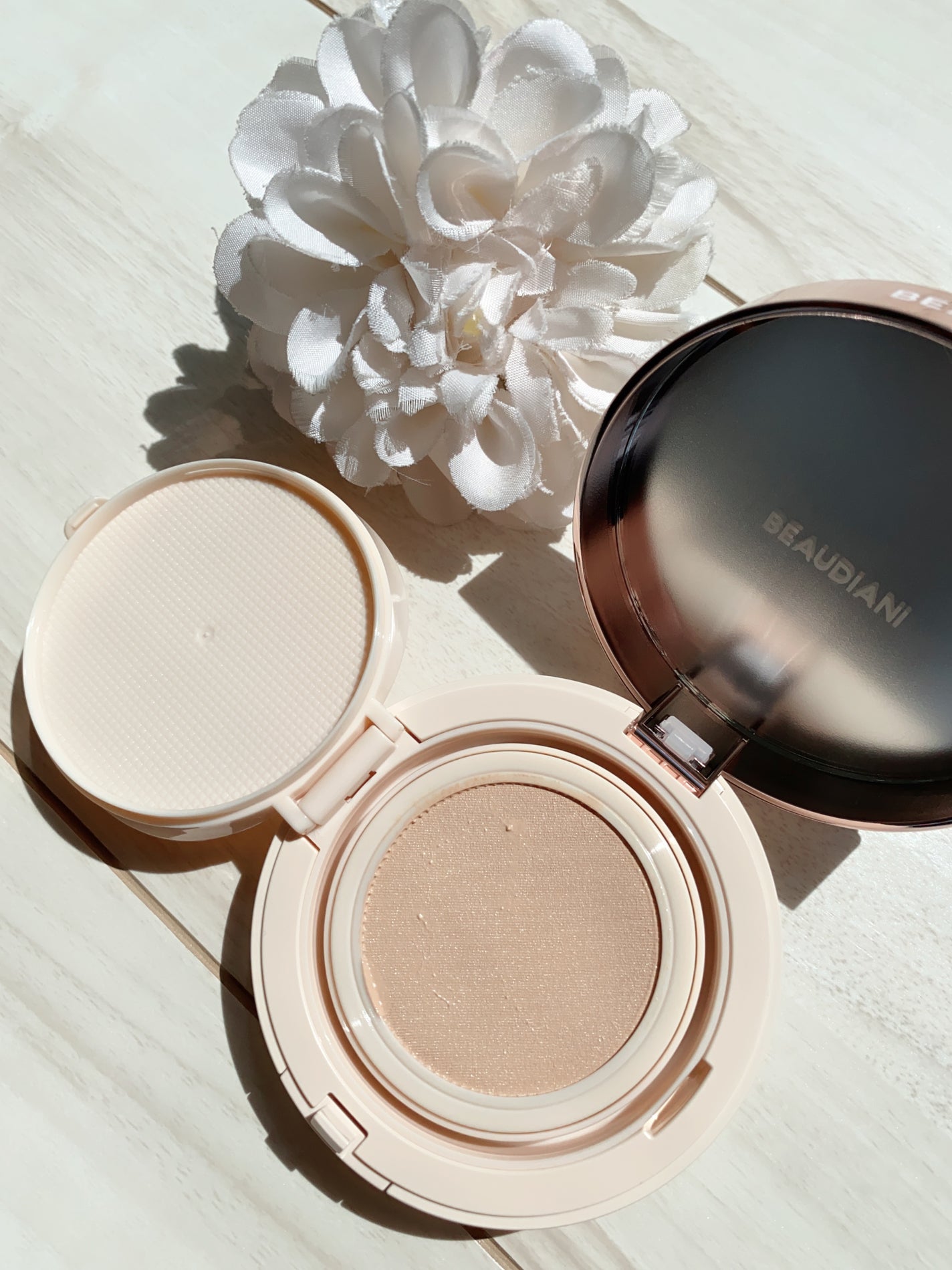 メッシュタイトアップクッション/BEAUDIANI/クッションファンデーションを使ったクチコミ(2枚目)