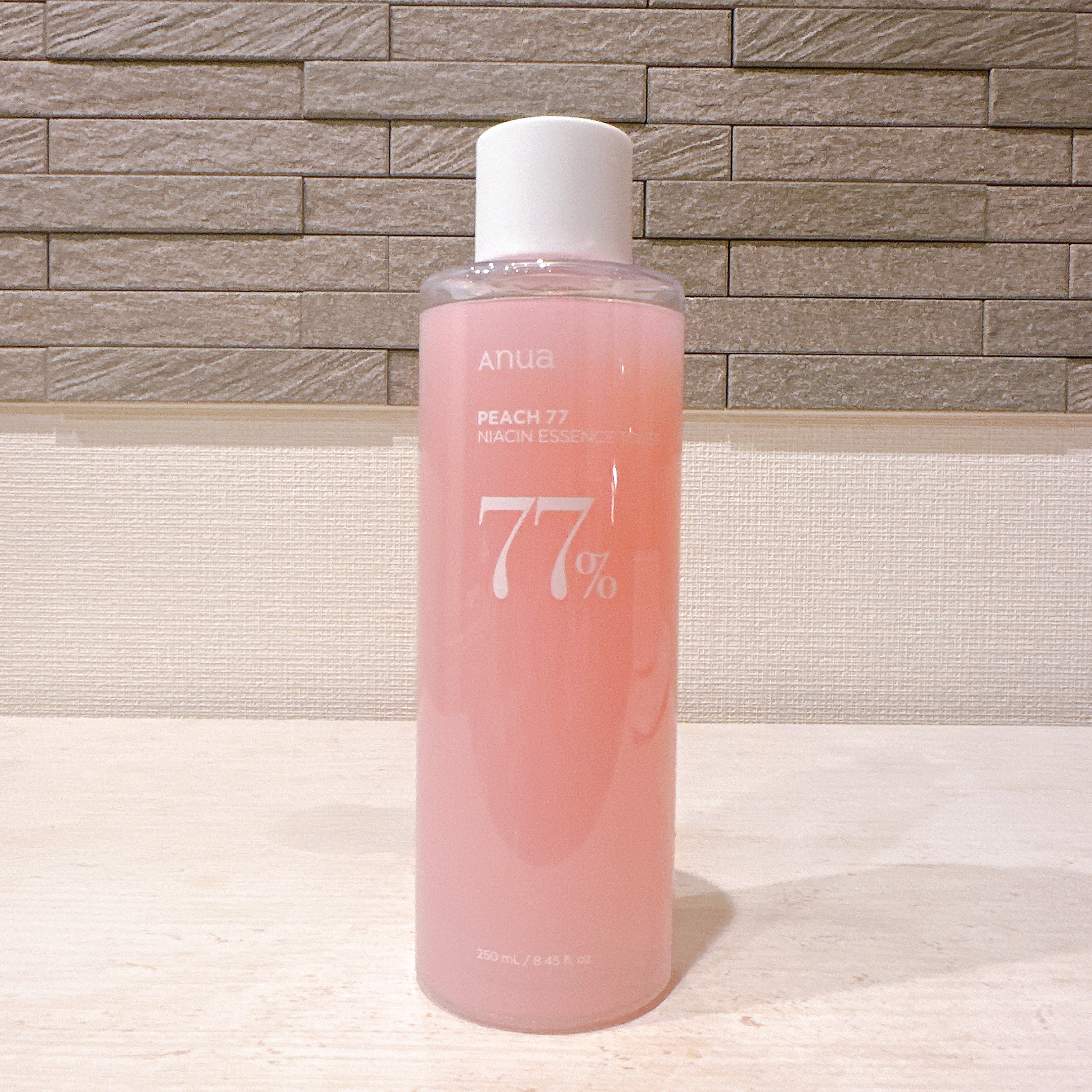 桃77％ナイアシンエッセンストナー 250ml/Anua/化粧水を使ったクチコミ（2枚目）