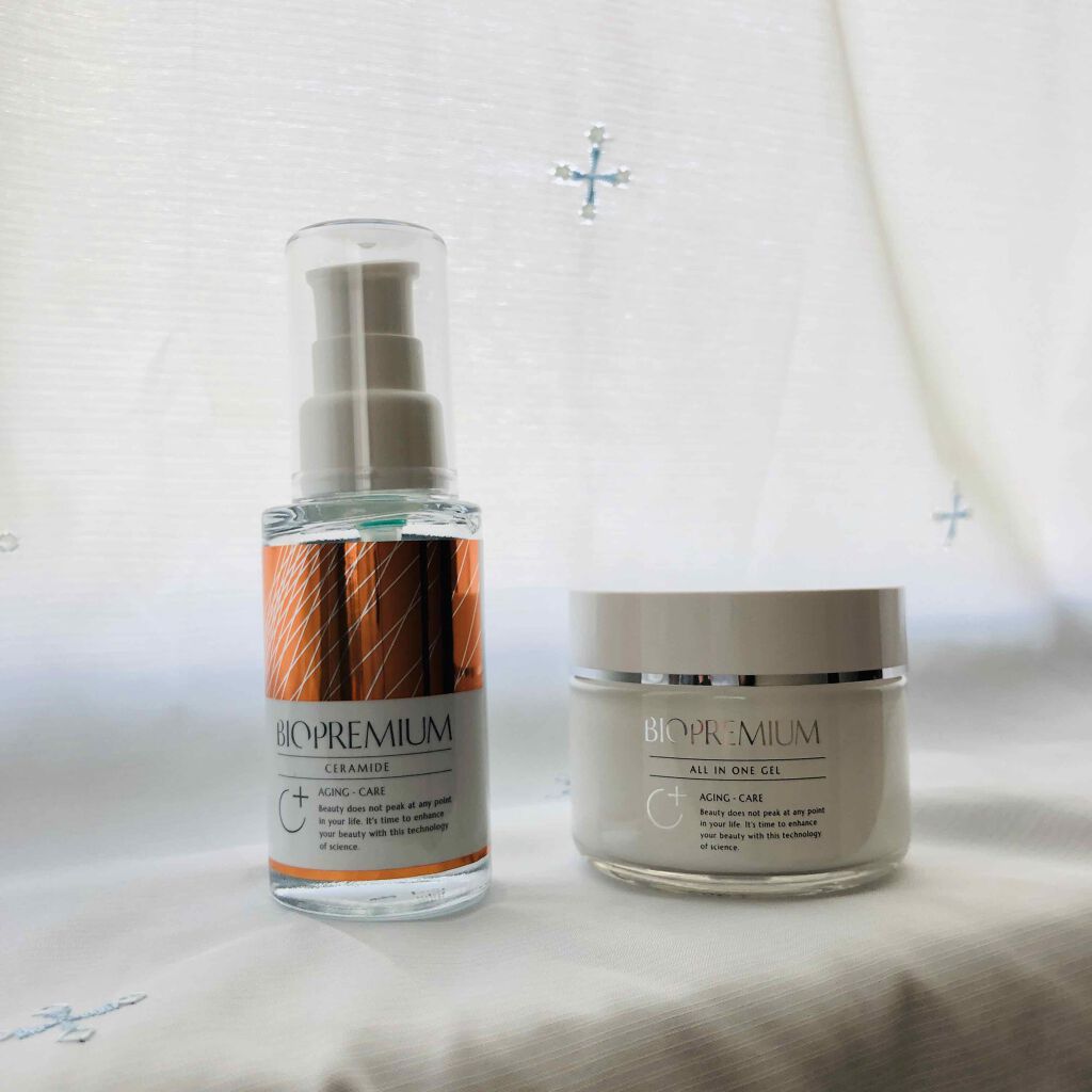 オールインワンジェル 発酵セラミド原液美容液セット/BIOPREMIUM/スキンケアキットを使ったクチコミ（1枚目）