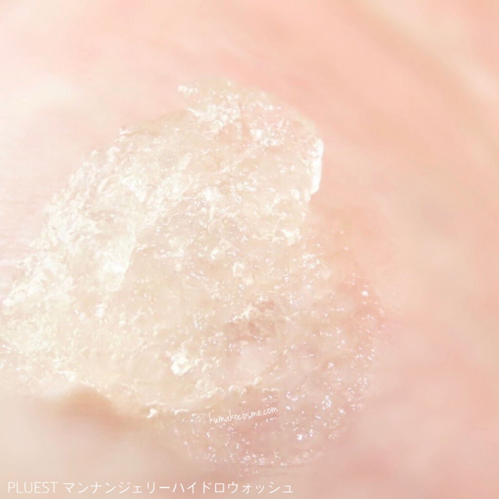 マンナンジェリーハイドロウォッシュ/PLUEST/洗顔料を使ったクチコミ(3枚目)