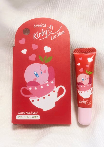 ラヴィジア 星のカービィ リップグロス グリーンティーの香り/ラヴィジア/リップグロスを使ったクチコミ(1枚目)
