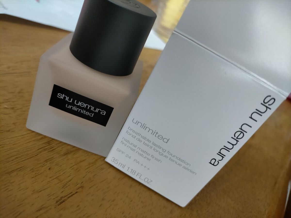 （旧）アンリミテッド ラスティング フルイド/shu uemura/リキッドファンデーションを使ったクチコミ（1枚目）