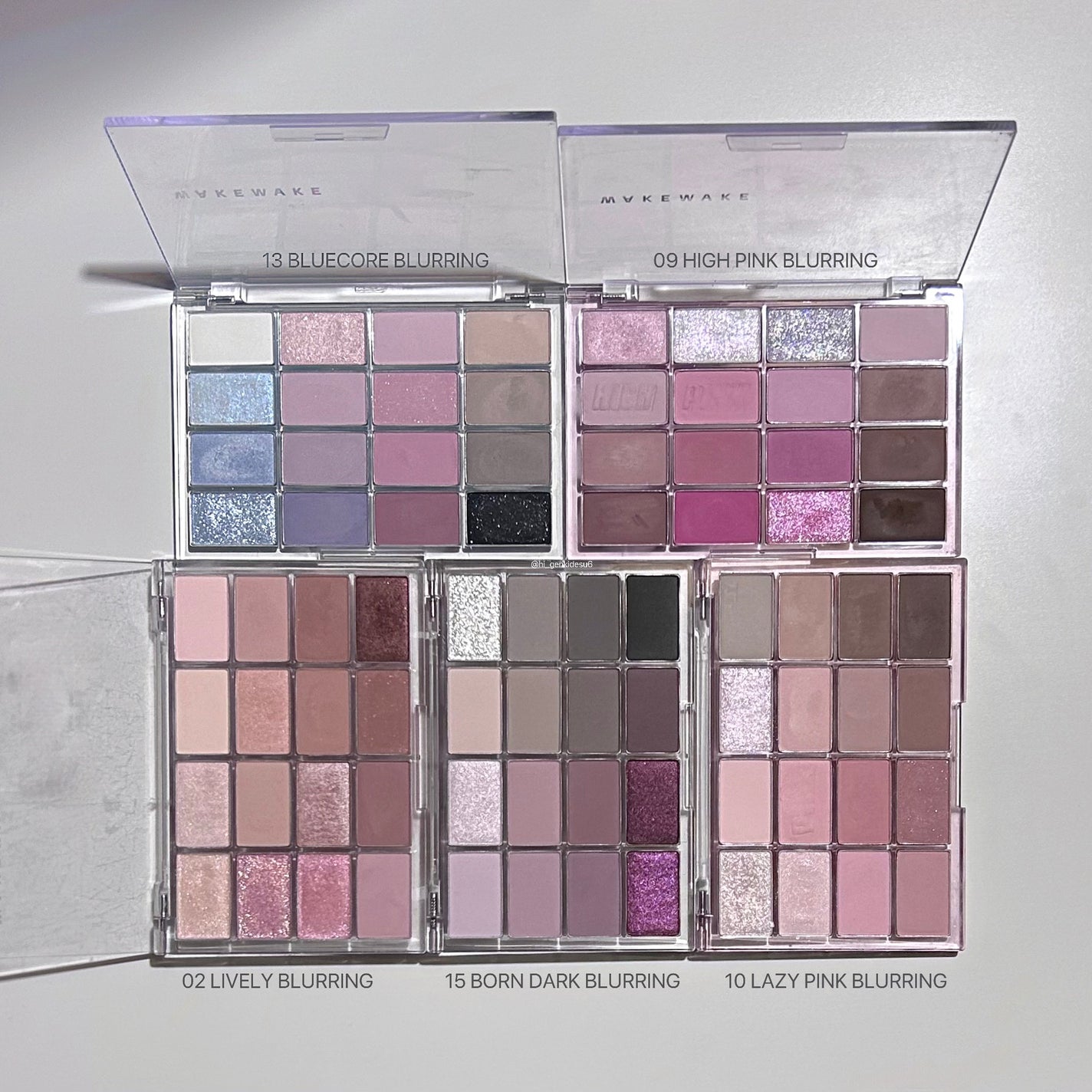 ソフトブラーリングアイパレット/wakemake/アイシャドウパレットを使ったクチコミ(6枚目)