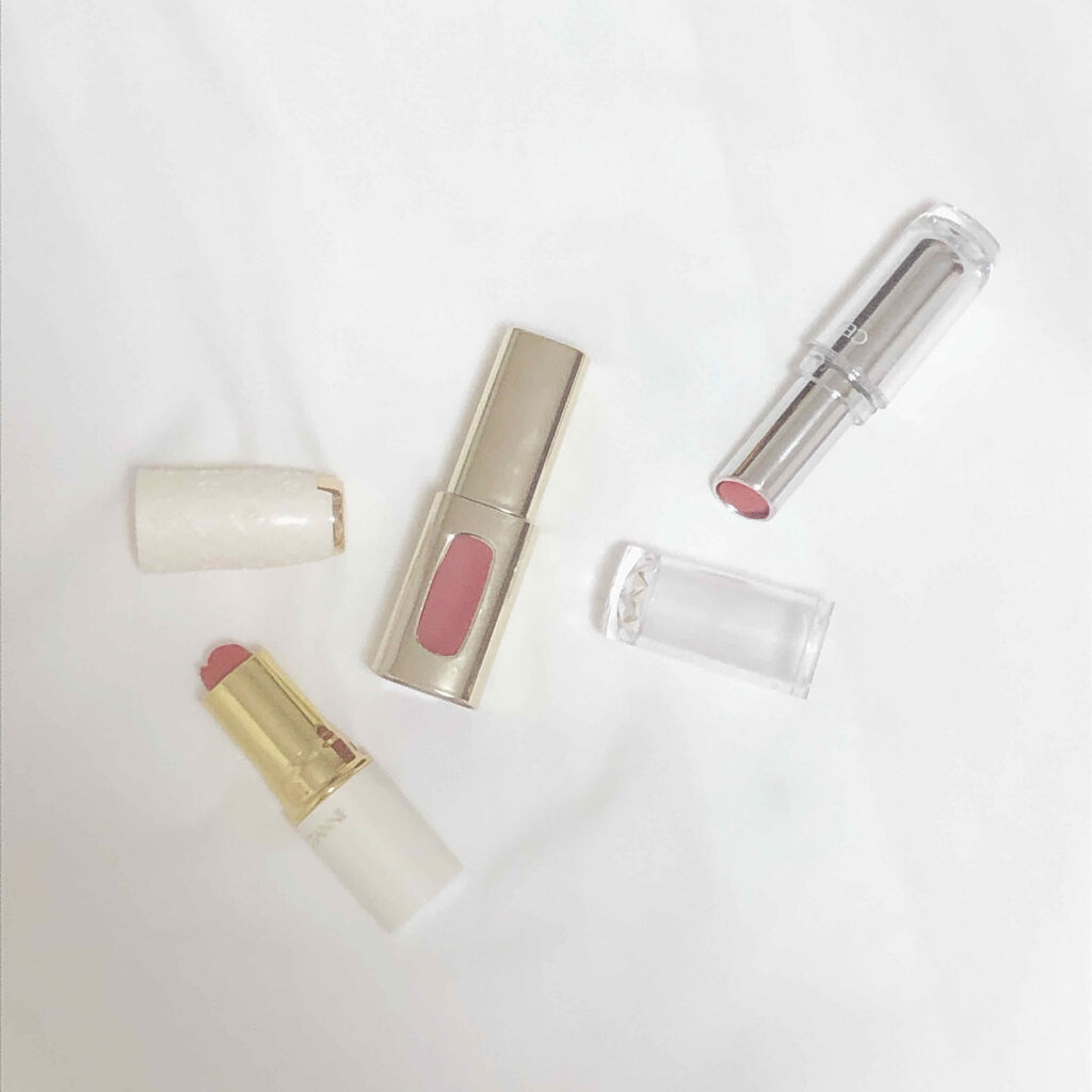 ラスティンググロスリップ/CEZANNE/口紅を使ったクチコミ（2枚目）