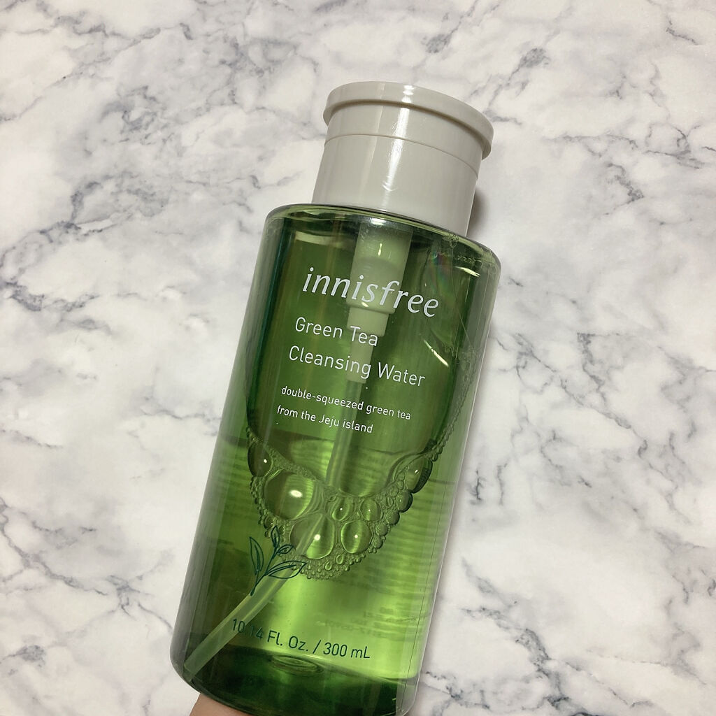 グリーンティー クレンジングウォーター/innisfree/クレンジングウォーターを使ったクチコミ（2枚目）