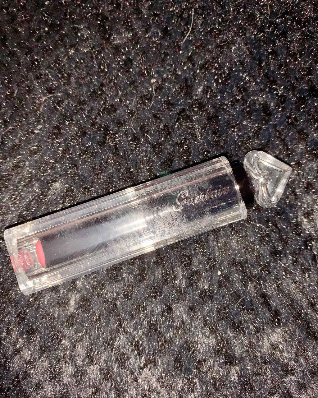 ラ プティット ローブ ノワール リップ/GUERLAIN/口紅を使ったクチコミ(2枚目)