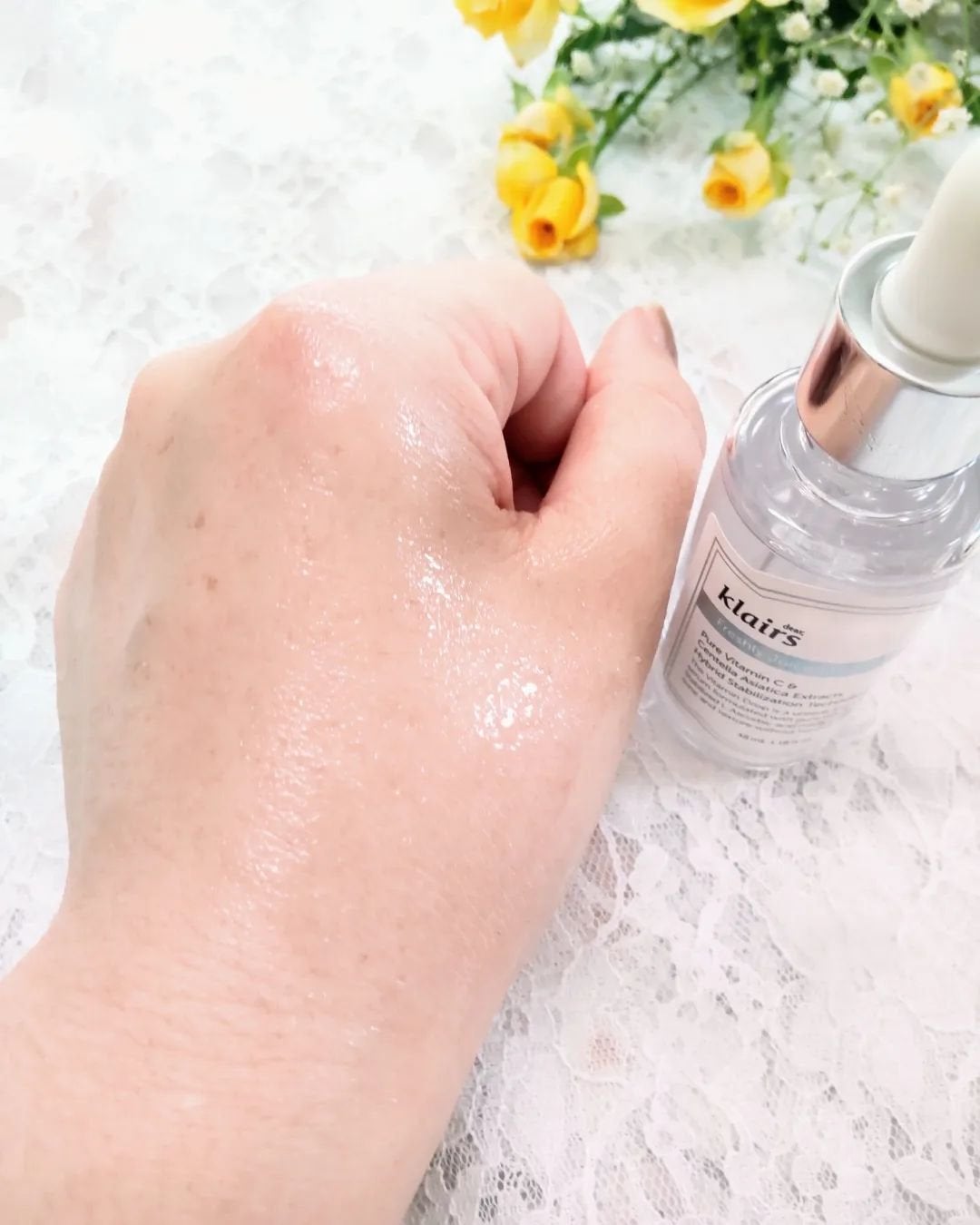 フレッシュリージュースドビタミンドロップ(35ml)/Klairs/美容液を使ったクチコミ(5枚目)